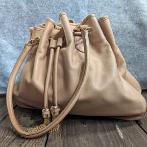 Bloomingdale's Tan Leather Women's Bag